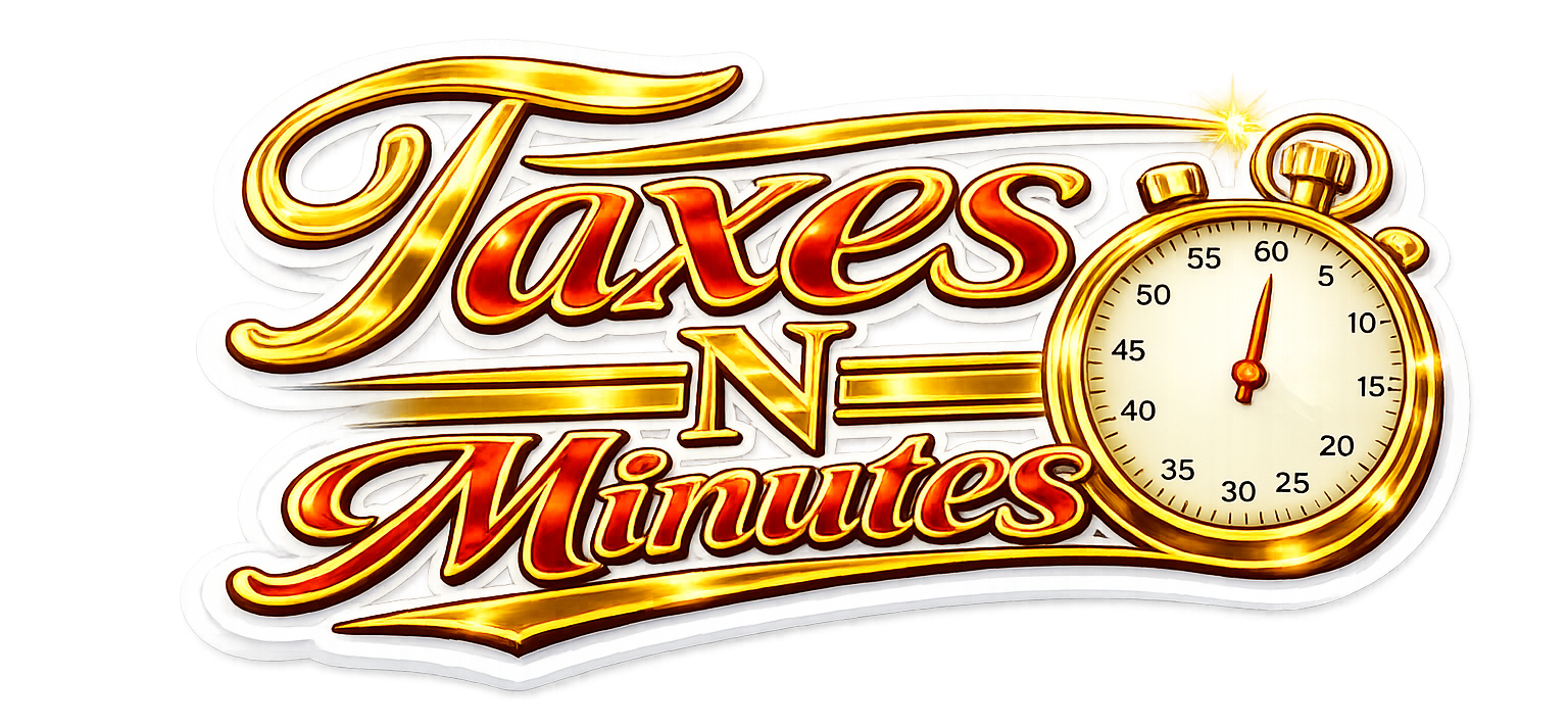 Taxes N Minutes Logo